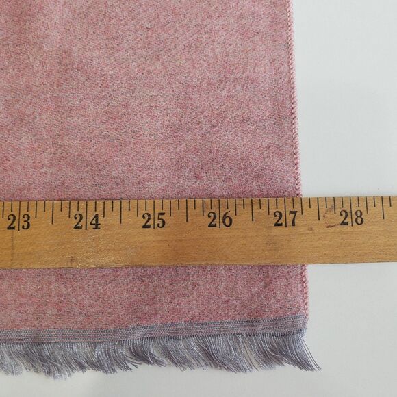 Beautiful Reversible Soft Women's 27 x 77 Scarf, Cashmere / Wool / Viscose Blend - Picture 4 of 5